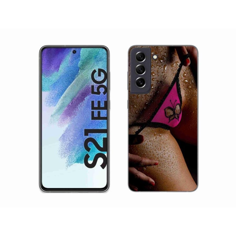 Gelový kryt mmCase na mobil Samsung Galaxy S21 FE 5G - sexy žena
