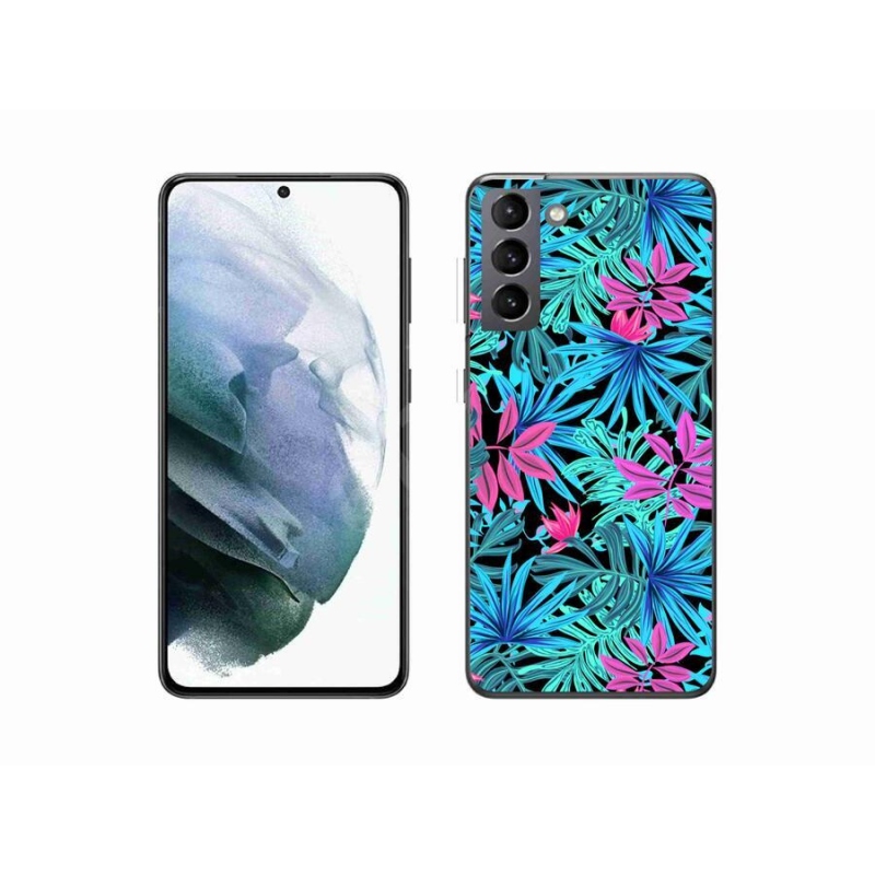 Gelový kryt mmCase na mobil Samsung Galaxy S21 - květiny 3