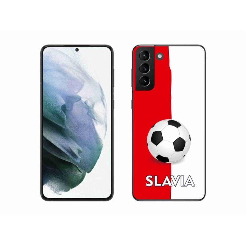 Gelový kryt mmCase na mobil Samsung Galaxy S21 Plus - fotbal 2