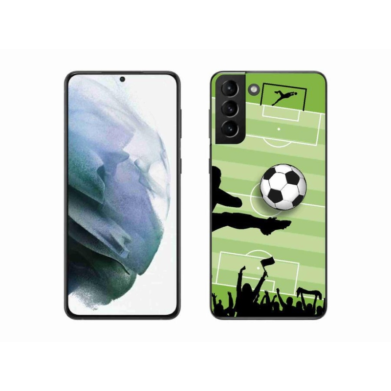 Gelový kryt mmCase na mobil Samsung Galaxy S21 Plus - fotbal 3