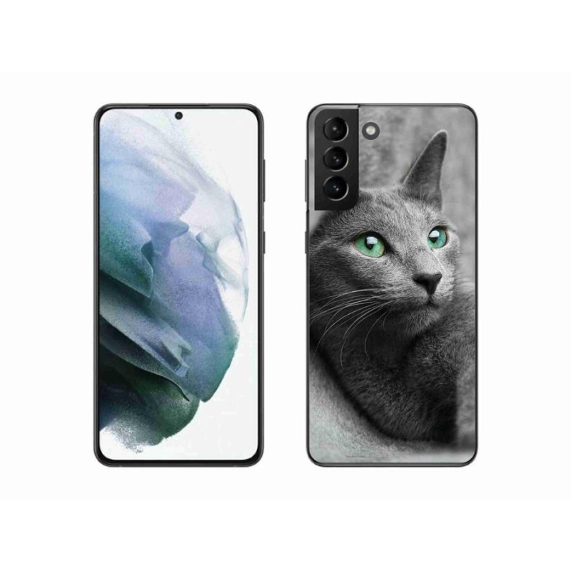 Gelový kryt mmCase na mobil Samsung Galaxy S21 Plus - kočka 2