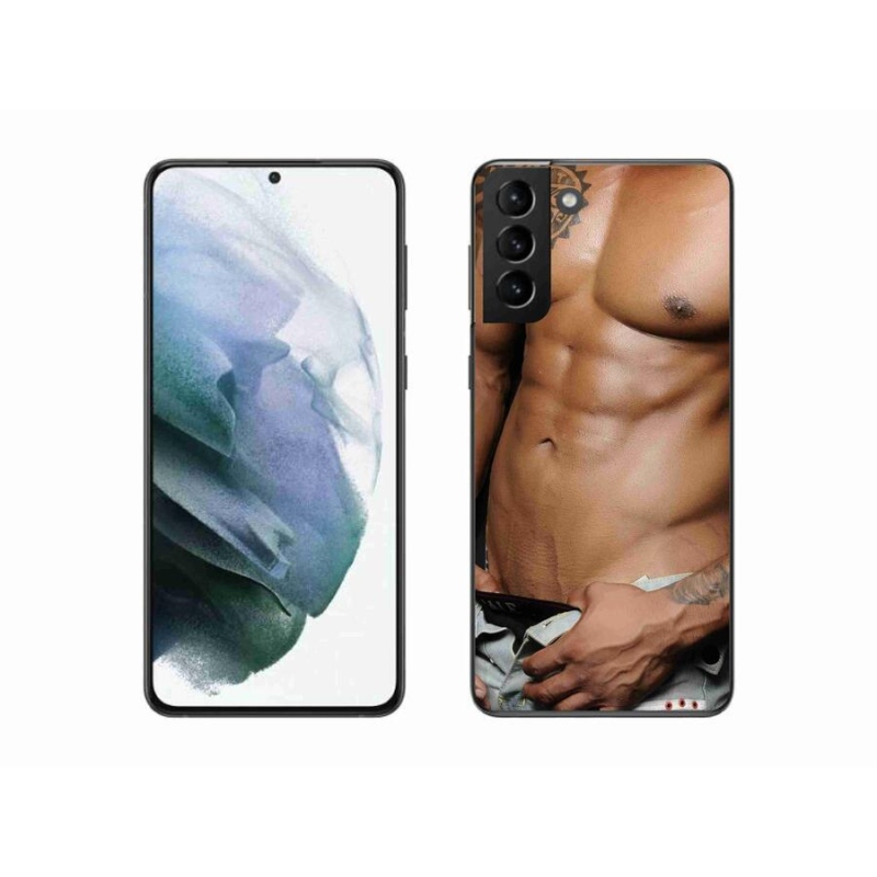 Gelový kryt mmCase na mobil Samsung Galaxy S21 Plus - sexy muž