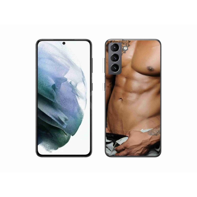 Gelový kryt mmCase na mobil Samsung Galaxy S21 - sexy muž