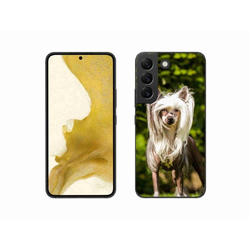 Gelový kryt mmCase na mobil Samsung Galaxy S22 5G - čínský chocholatý pes