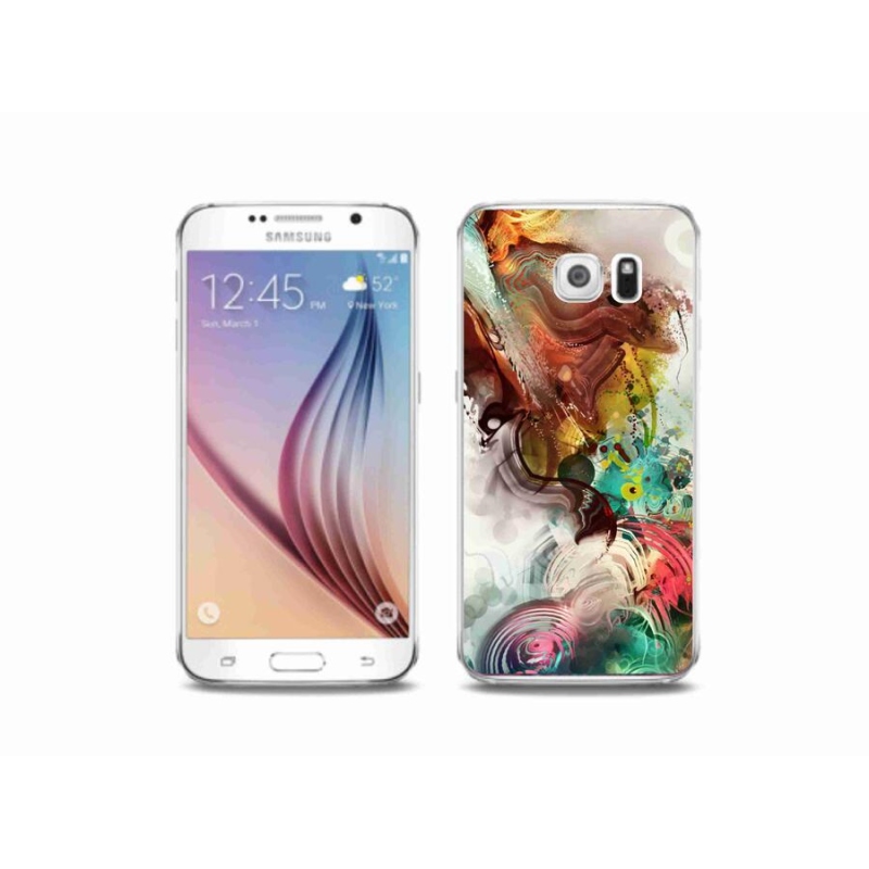 Gelový kryt mmCase na mobil Samsung Galaxy S6 - abstrakt 1