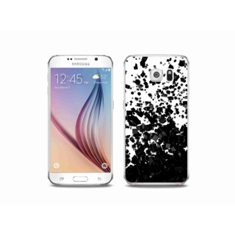 Gelový kryt mmCase na mobil Samsung Galaxy S6 - abstraktní vzor 1