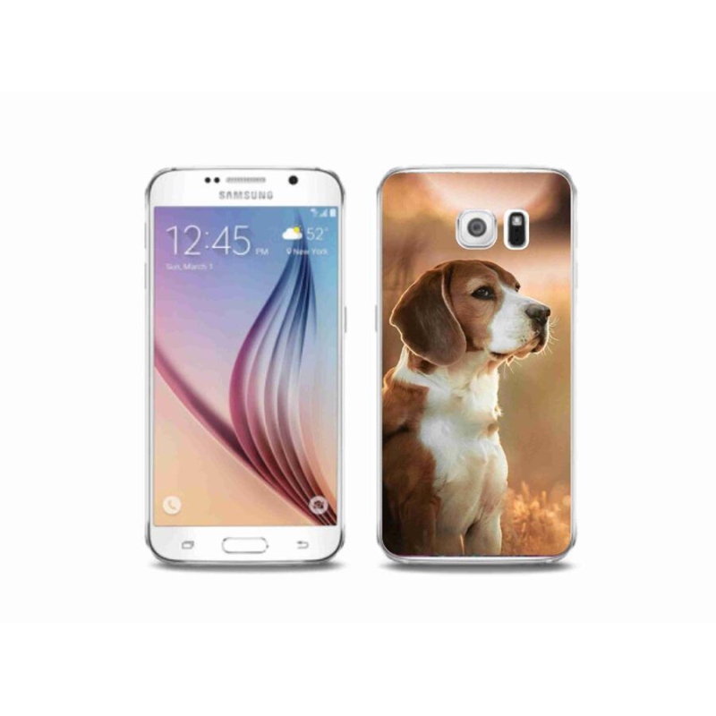 Gelový kryt mmCase na mobil Samsung Galaxy S6 - bígl