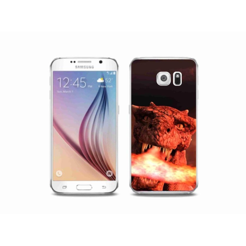 Gelový kryt mmCase na mobil Samsung Galaxy S6 - drak