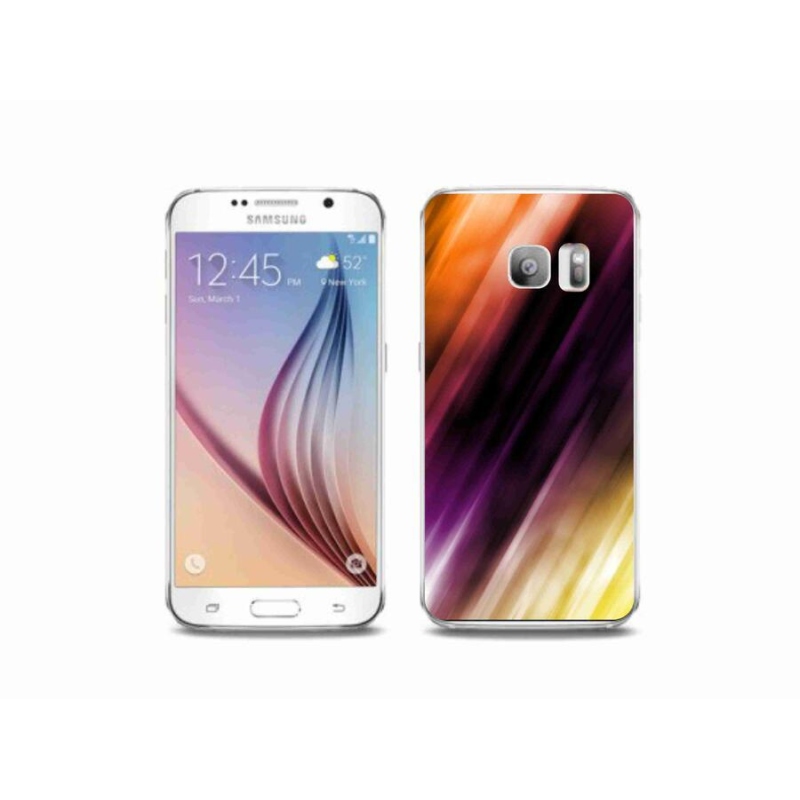 Gelový kryt mmCase na mobil Samsung Galaxy S6 Edge - abstraktní vzor 5