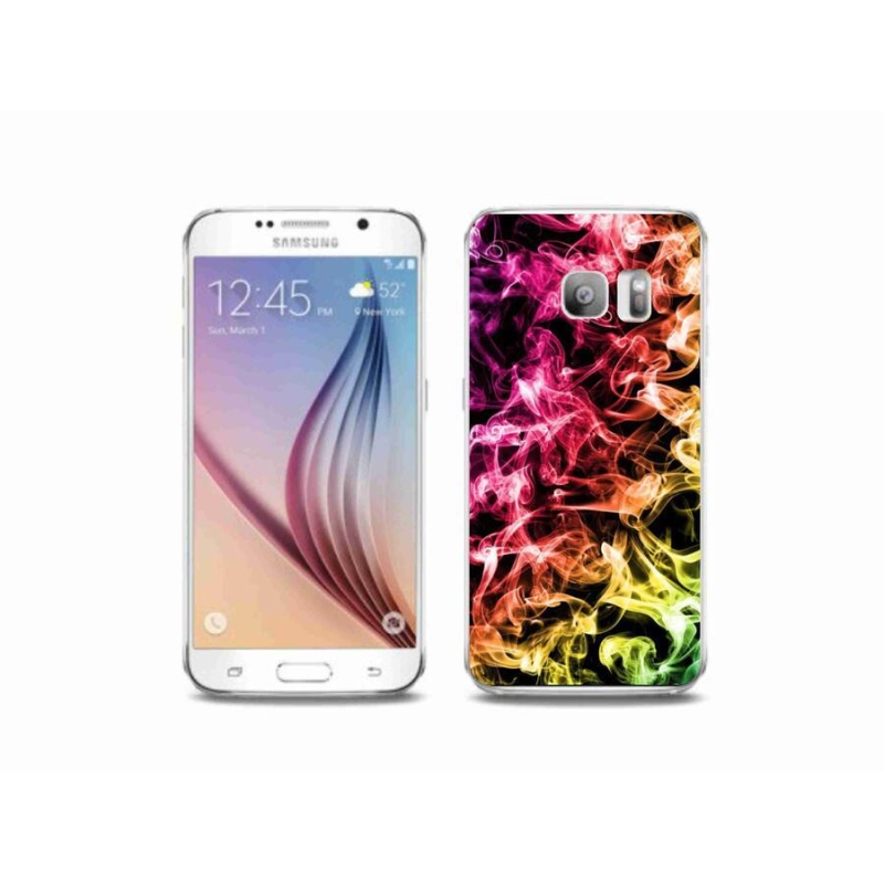 Gelový kryt mmCase na mobil Samsung Galaxy S6 Edge - abstraktní vzor 6