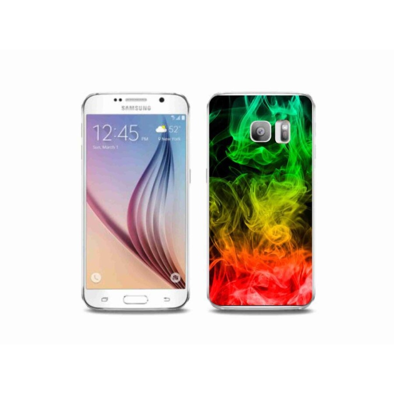 Gelový kryt mmCase na mobil Samsung Galaxy S6 Edge - abstraktní vzor 7
