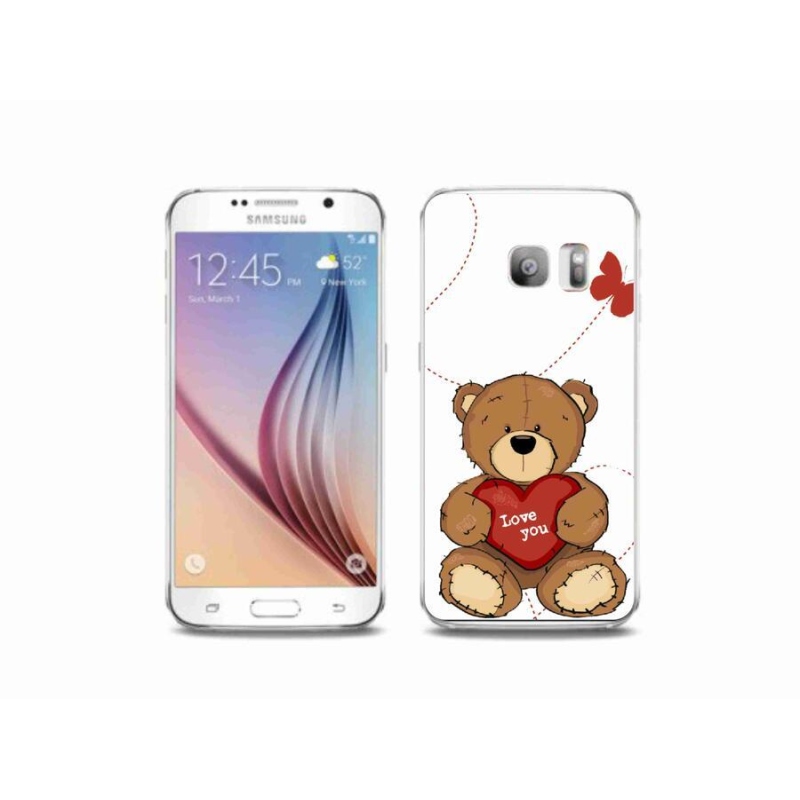 Gelový kryt mmCase na mobil Samsung Galaxy S6 Edge - love you