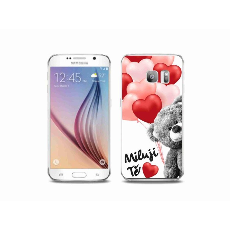 Gelový kryt mmCase na mobil Samsung Galaxy S6 Edge - miluji Tě