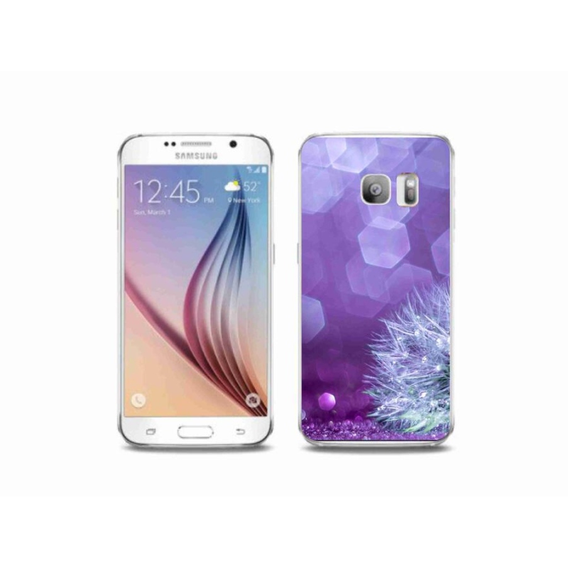 Gelový kryt mmCase na mobil Samsung Galaxy S6 Edge - odkvetlá pampeliška 2