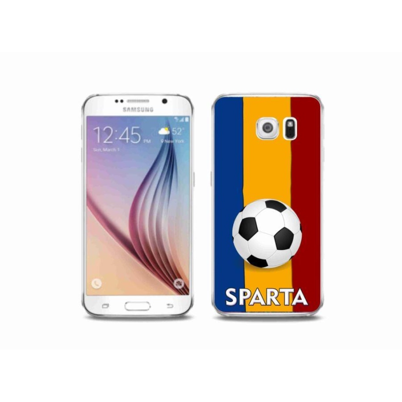 Gelový kryt mmCase na mobil Samsung Galaxy S6 - fotbal 1