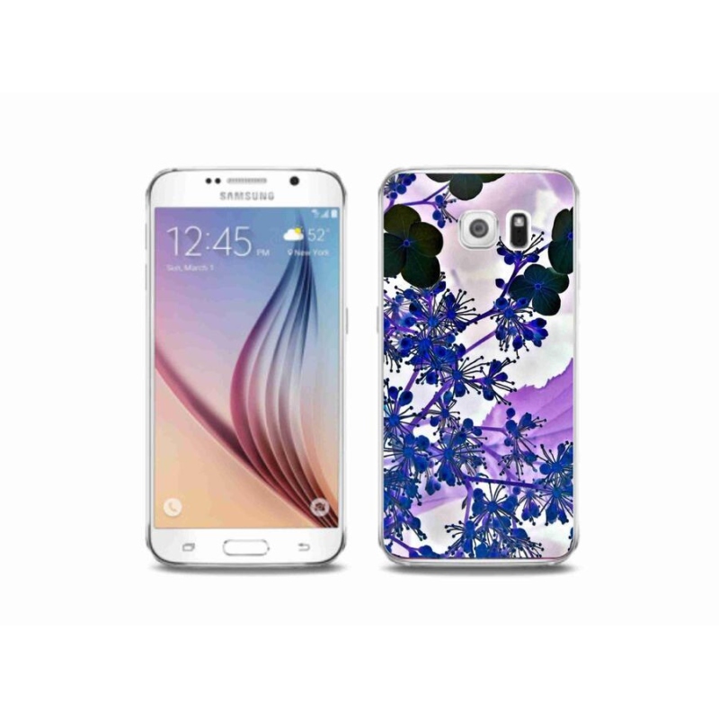 Gelový kryt mmCase na mobil Samsung Galaxy S6 - květ hortenzie