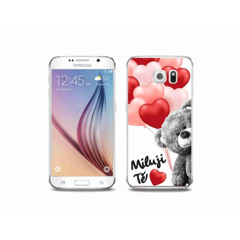 Gelový kryt mmCase na mobil Samsung Galaxy S6 - miluji Tě