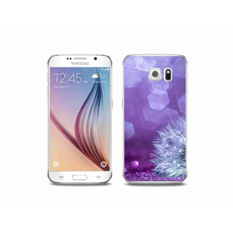 Gelový kryt mmCase na mobil Samsung Galaxy S6 - odkvetlá pampeliška 2