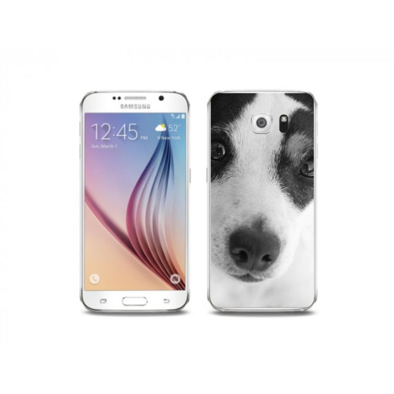 Gelový kryt mmCase na mobil Samsung Galaxy S6 - pes