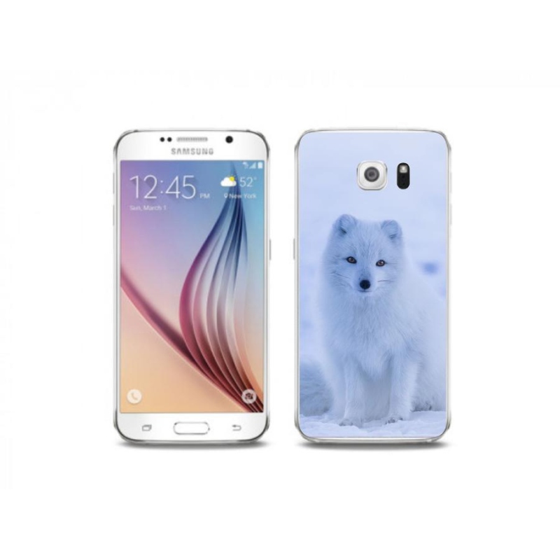 Gelový kryt mmCase na mobil Samsung Galaxy S6 - polární liška