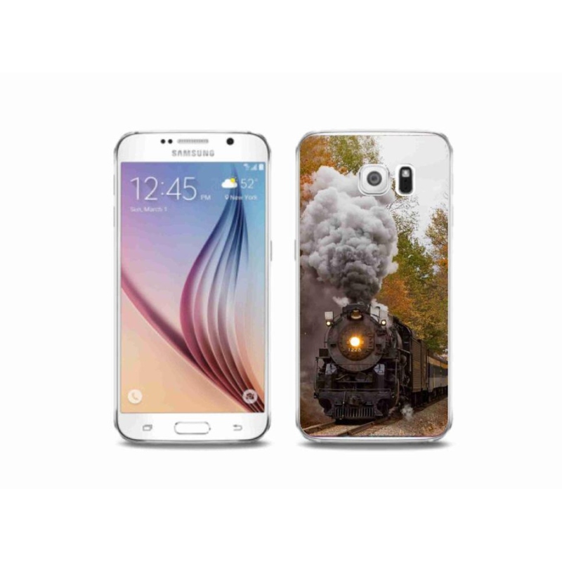Gelový kryt mmCase na mobil Samsung Galaxy S6 - vlak 1