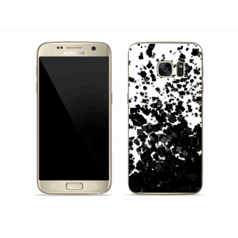 Gelový kryt mmCase na mobil Samsung Galaxy S7 - abstraktní vzor 1