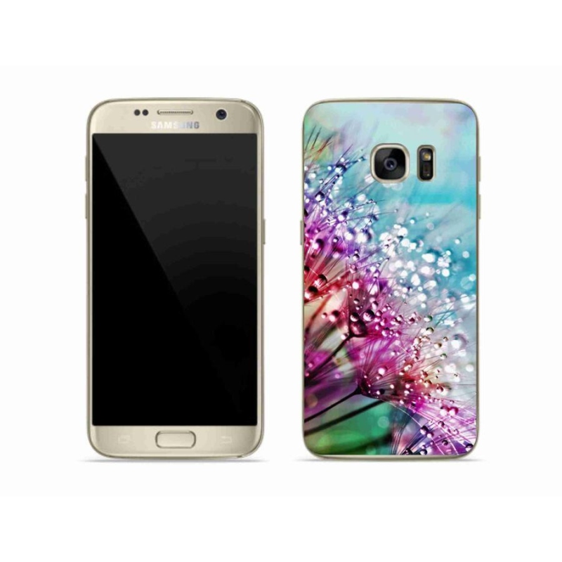 Gelový kryt mmCase na mobil Samsung Galaxy S7 - barevné květy