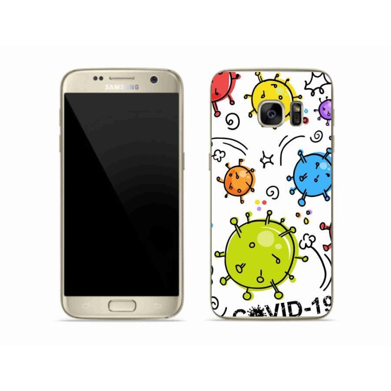 Gelový kryt mmCase na mobil Samsung Galaxy S7 - covid 2