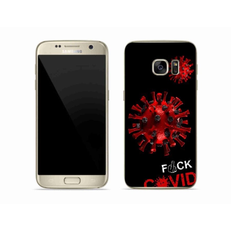 Gelový kryt mmCase na mobil Samsung Galaxy S7 - covid 3