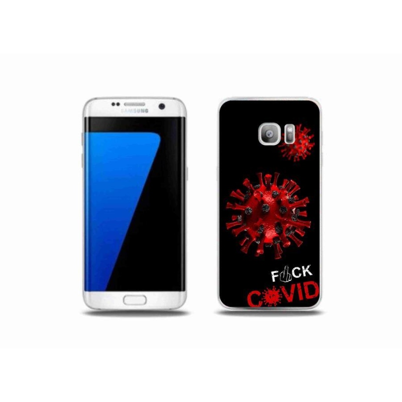 Gelový kryt mmCase na mobil Samsung Galaxy S7 Edge - covid 3