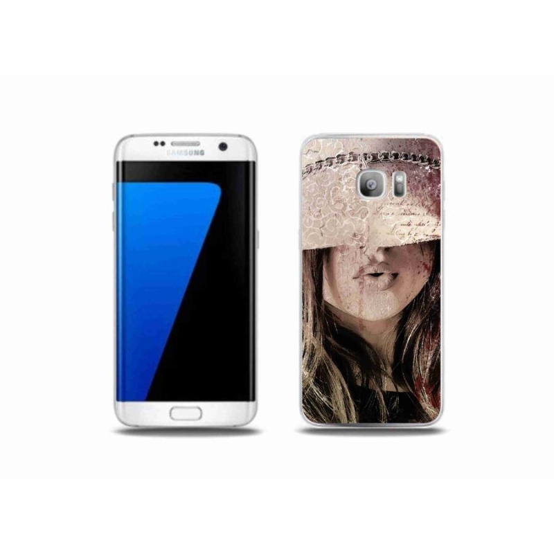 Gelový kryt mmCase na mobil Samsung Galaxy S7 Edge - dívka