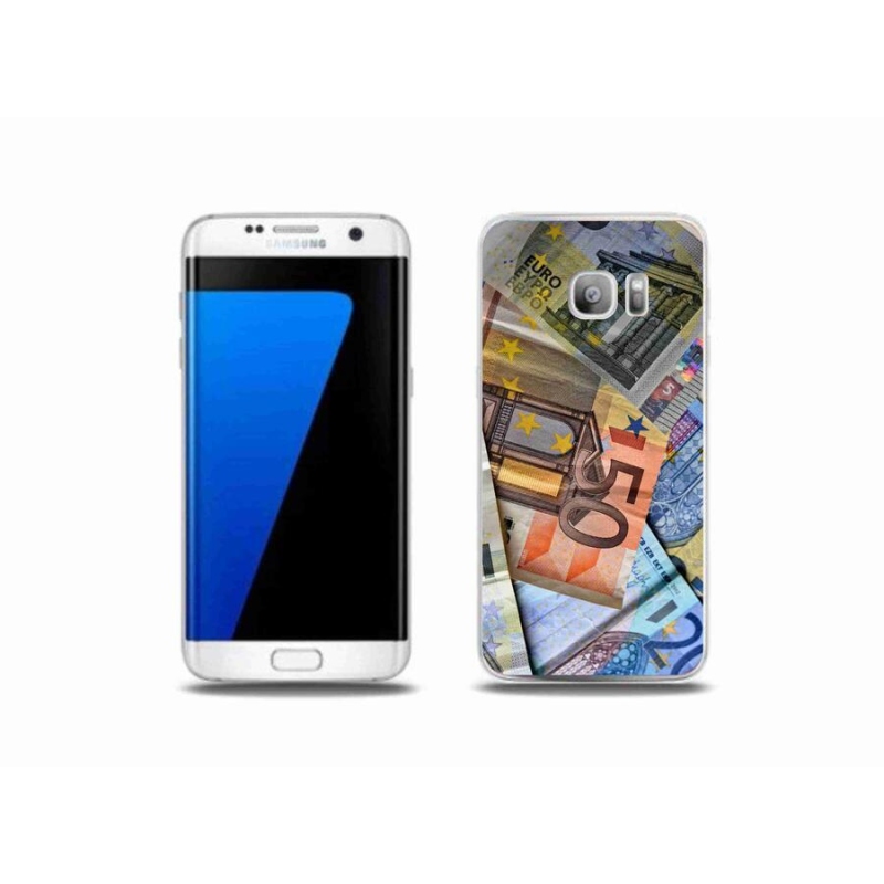 Gelový kryt mmCase na mobil Samsung Galaxy S7 Edge - euro
