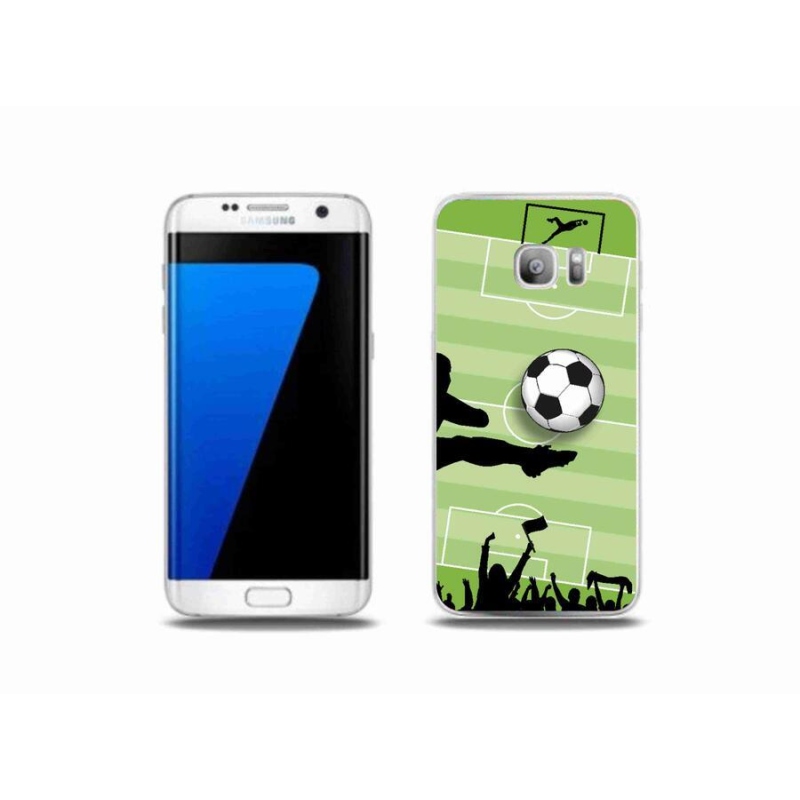 Gelový kryt mmCase na mobil Samsung Galaxy S7 Edge - fotbal 3
