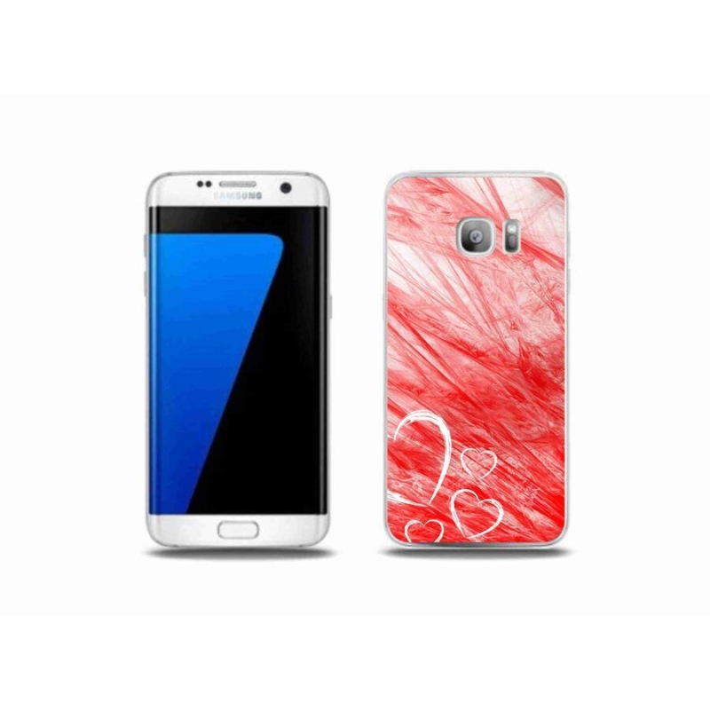 Gelový kryt mmCase na mobil Samsung Galaxy S7 Edge - heart