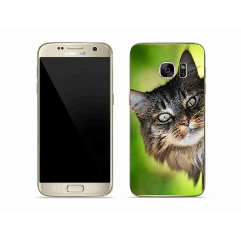 Gelový kryt mmCase na mobil Samsung Galaxy S7 Edge - kočka 3