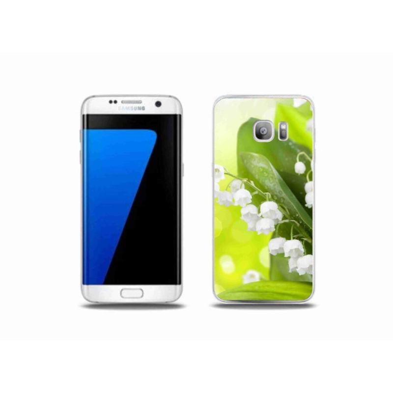 Gelový kryt mmCase na mobil Samsung Galaxy S7 Edge - konvalinka