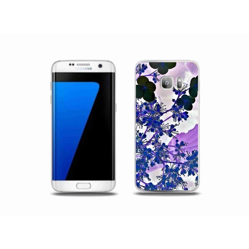 Gelový kryt mmCase na mobil Samsung Galaxy S7 Edge - květ hortenzie