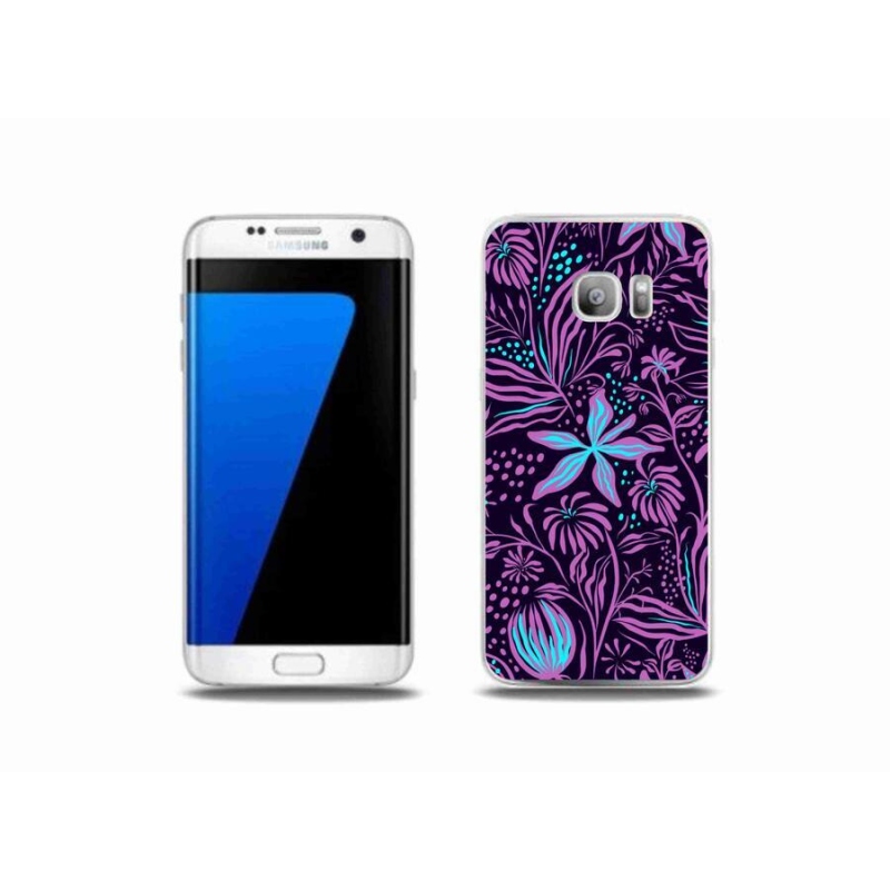 Gelový kryt mmCase na mobil Samsung Galaxy S7 Edge - květiny 2