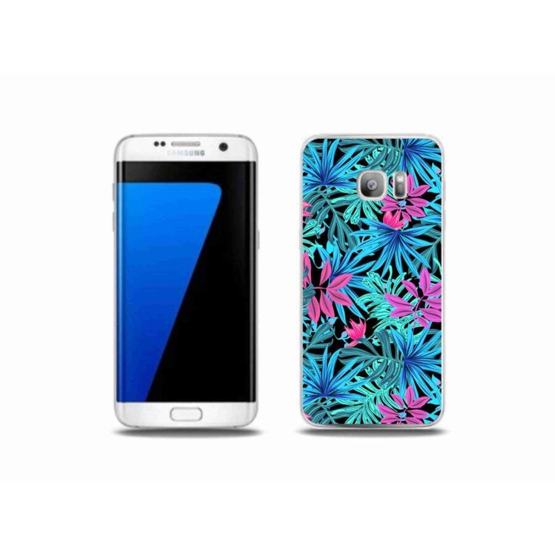 Gelový kryt mmCase na mobil Samsung Galaxy S7 Edge - květiny 3