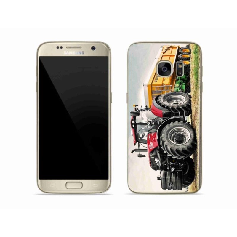 Gelový kryt mmCase na mobil Samsung Galaxy S7 Edge - traktor 3