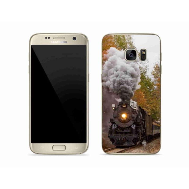 Gelový kryt mmCase na mobil Samsung Galaxy S7 Edge - vlak 1
