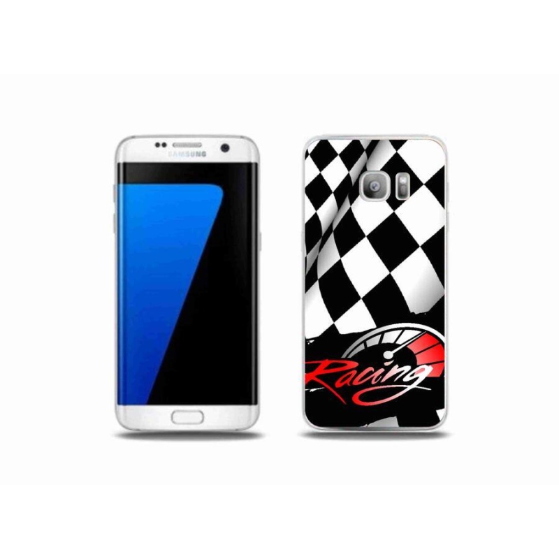 Gelový kryt mmCase na mobil Samsung Galaxy S7 Edge - závodění