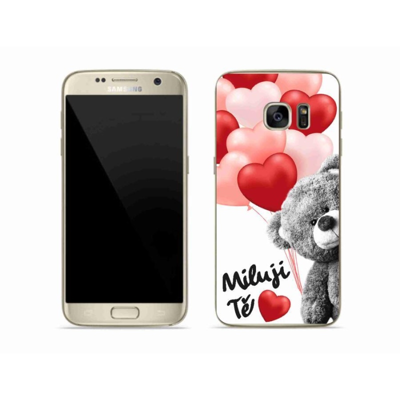 Gelový kryt mmCase na mobil Samsung Galaxy S7 - miluji Tě