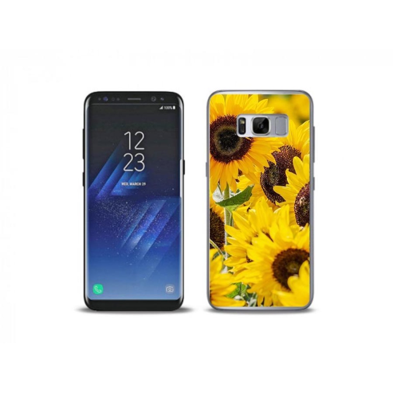 Gelový kryt mmCase na mobil Samsung Galaxy S8 Plus - slunečnice