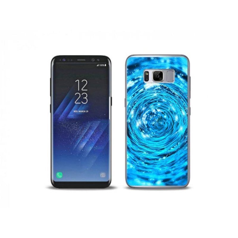 Gelový kryt mmCase na mobil Samsung Galaxy S8 Plus - vodní vír