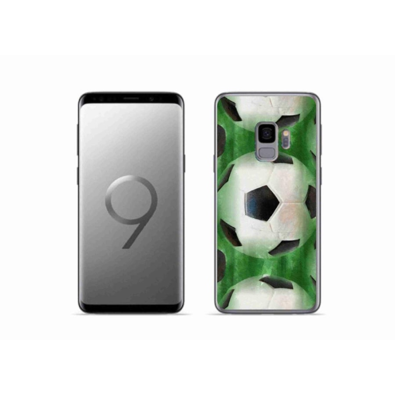 Gelový kryt mmCase na mobil Samsung Galaxy S9 - fotbalový míč