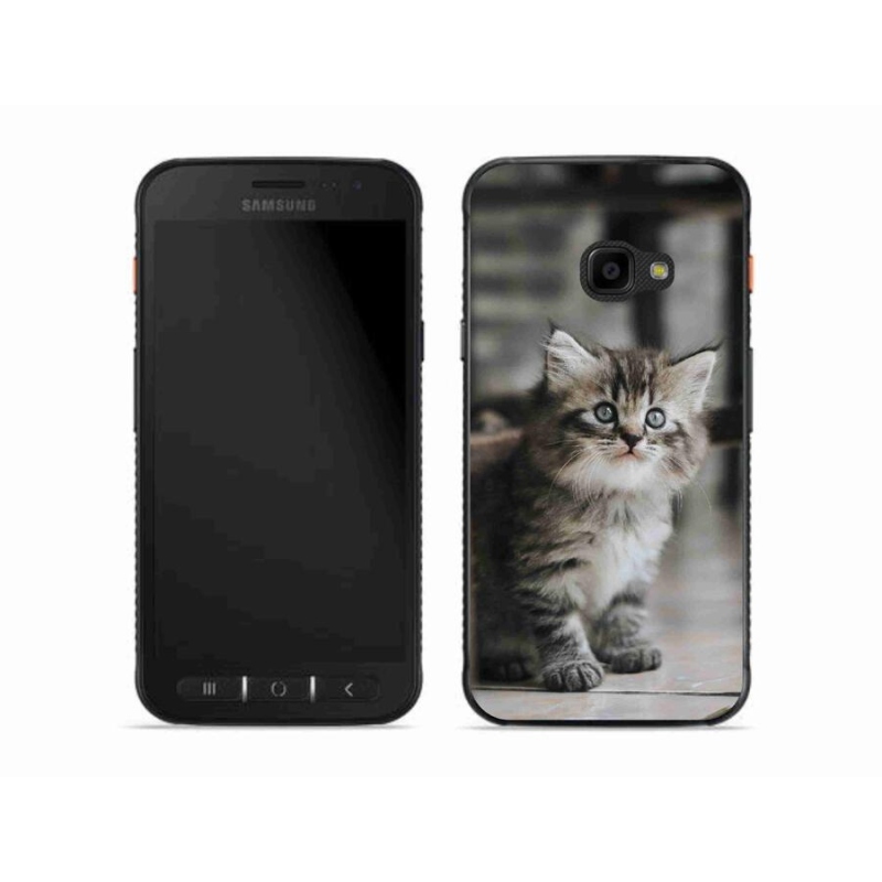 Gelový kryt mmCase na mobil Samsung Galaxy Xcover 4S - koťátko