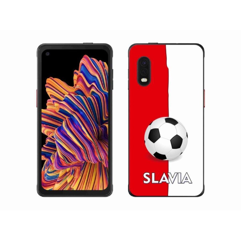 Gelový kryt mmCase na mobil Samsung Galaxy Xcover Pro - fotbal 2