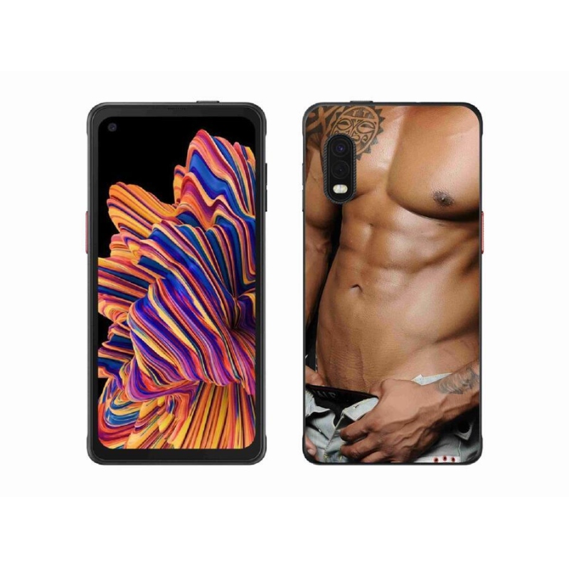 Gelový kryt mmCase na mobil Samsung Galaxy Xcover Pro - sexy muž