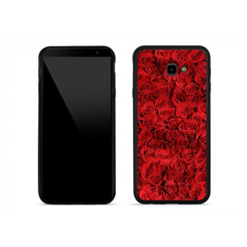 Gelový kryt mmCase na mobil Samsung J4 Plus - růže